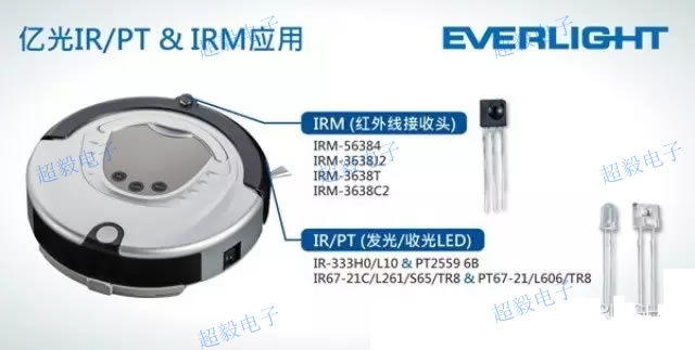 智能掃地機(jī)器人的關(guān)鍵組件:億光IR/PT、IRM